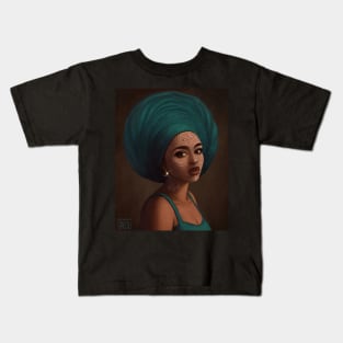 Teal Gele Kids T-Shirt